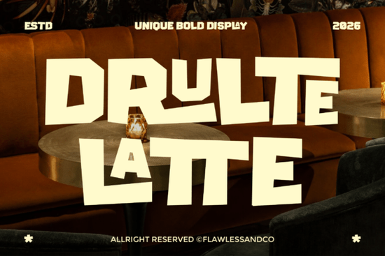 Drulte Latte Font